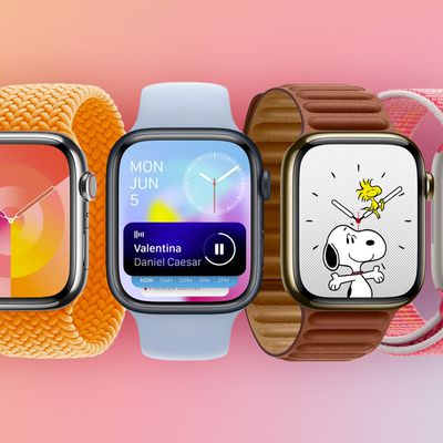 Apple Watch Faces watchOS 10 Feature Iridescent