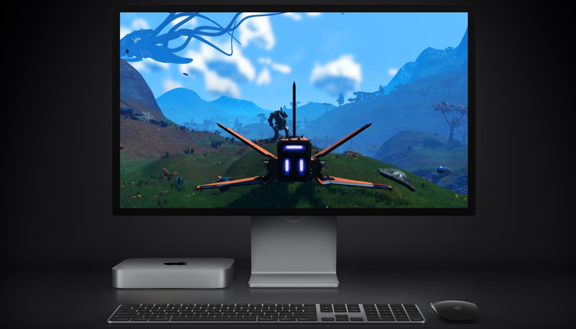 mac mini desktop setup