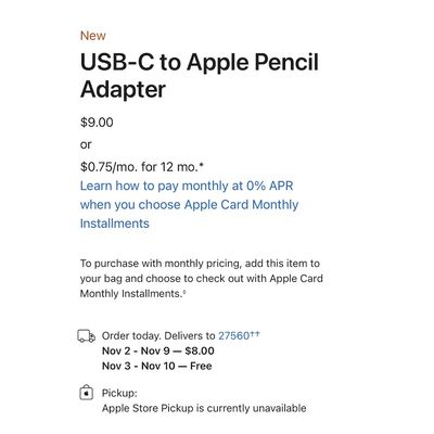 usb c apple pencil adapter